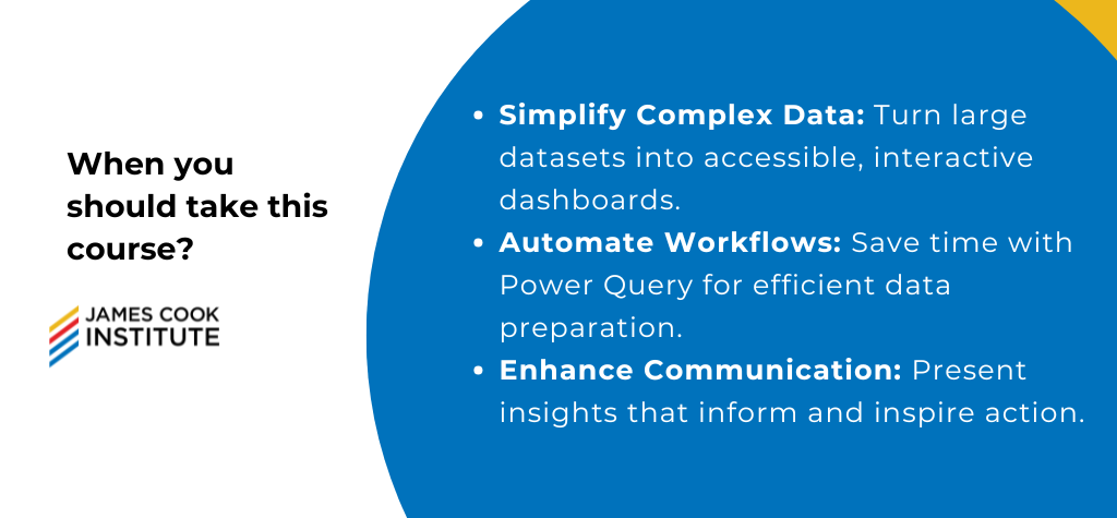 Enhance your data skills with Power BI by creating interactive dashboards, automating data cleaning with Power Query, and engaging audiences using features like drill-throughs and slicers.